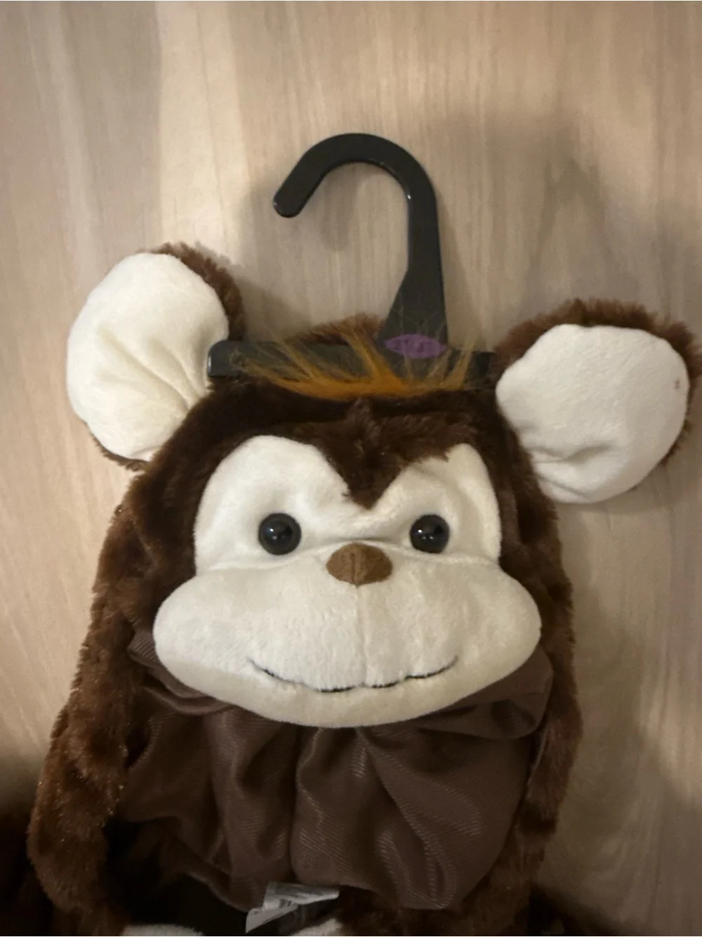 Target Brown Monkey Plush Costume with Cream Belly